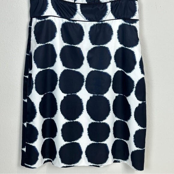 Banana Republic Factory Navy Ink Polkadot Sheath Dress 4 - Picture 3 of 10